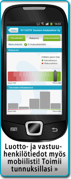 Luotto- ja vastuuhenkil�tiedot my�s mobiiliin, testaa n�ill� ilmaistunnuksilla >>