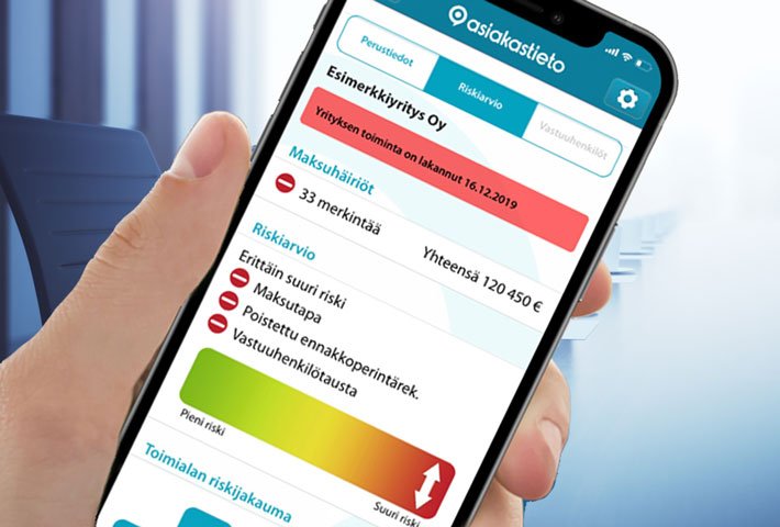 Liikkuva yrityspäättäjä, näin selvität asiakasyrityksen luottoriskin helposti