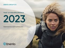 Enento Groupin vuosi- ja vastuullisuuskatsaus 2023